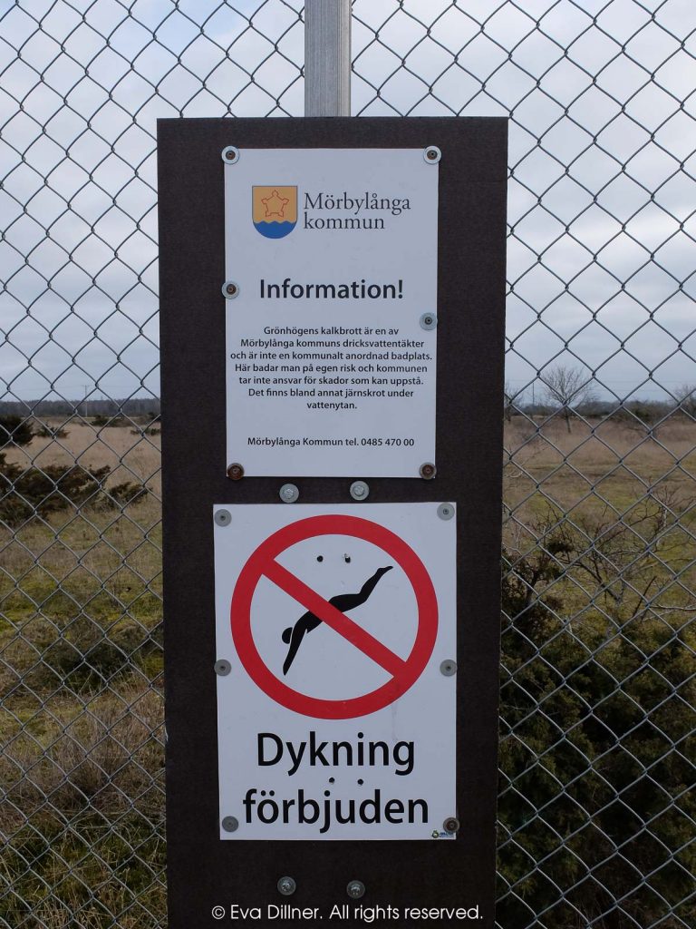 Skyltat av kommunen