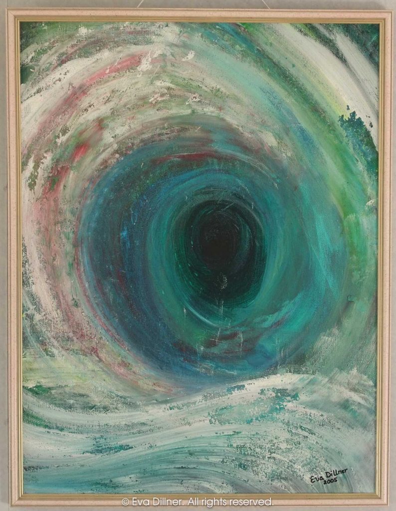 A149 43x55cm ©2005 Eva Dillner. Privat samling Norge/Costa Rica