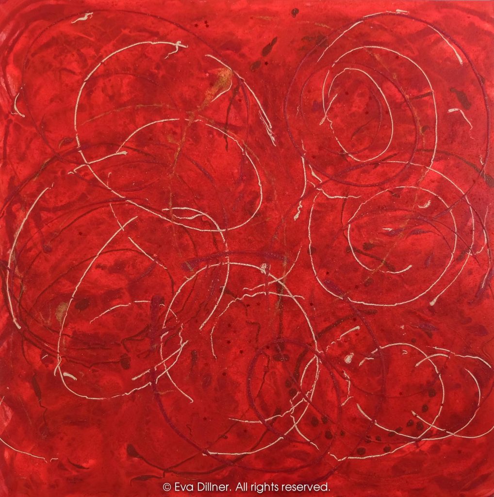Magic Carpet D431 125x125cm ©2016 Eva Dillner. Privat samling Sverige