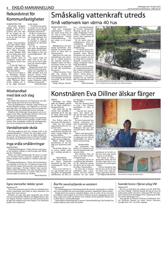 Ateljévisning i Eksjö