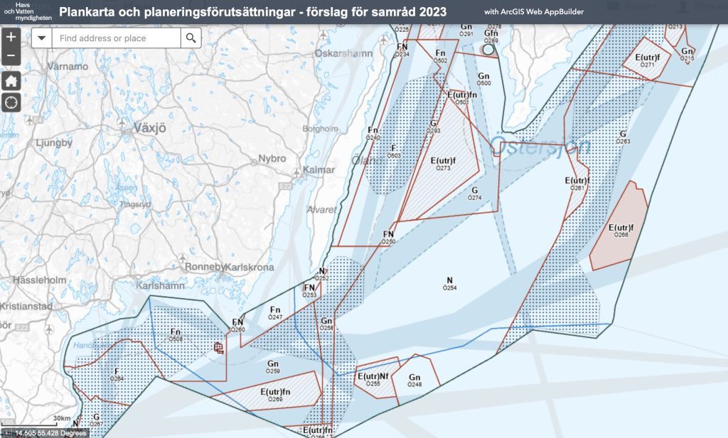 havsplan karta 2023